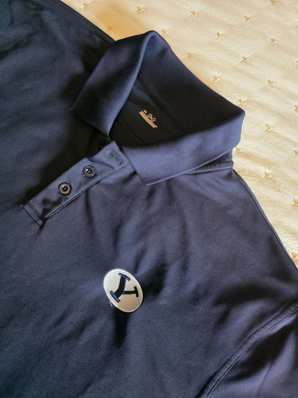 Under Armour BYU Cougars Navy Performance Polo Shirt
